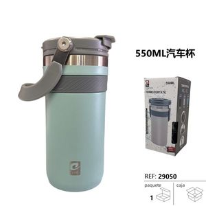 Mug de voiture en acier inoxydable 550 ml, thermos portable, gobelet de voyage - Product Image 1