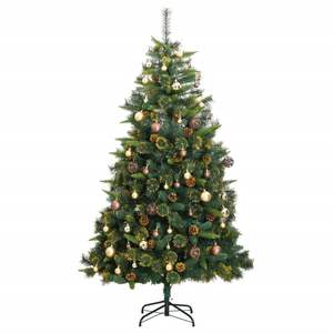 Sapin de Noël Artificiel Articulé avec 300 LED et Ensemble de Boules 82,7 Pouces - Product Image 4