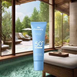 2025 Best Seller Plantnery Blue Ceramide Deep Moist UV Vegan Lip Serum 10g suero de labios vegano con protector solar natural - Product Image 1