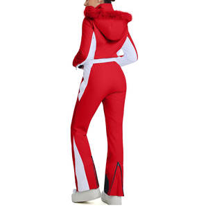 Traje de Esquí de Una Pieza para Mujer, Ajustado, Aislado, Impermeable, Cortavientos, Mono de Snowboard para Invierno, Traje de Esquí Cálido para Exteriores - Product Image 6