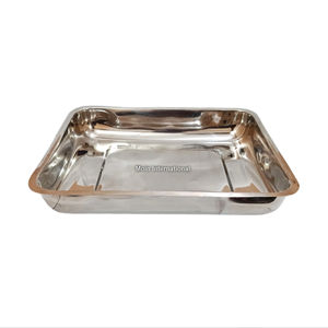 ถาดใส่เครื่องมือแพทย์ทำจากสแตนเลสเกรดทางการแพทย์ ทนทานต่อการกัดกร่อน ใช้ซ้ำได้ เหมาะสำหรับการผ่าตัด ทันตกรรม และการรักษาสัตว์ - Product Image 2