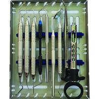 Dental Endodontic Hand Tools Kit Stainless Steel Reusable Manual Implant Surgery Instruments CE Certified High-quality Knurled