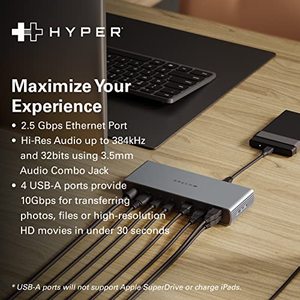 แท่นเชื่อมต่อ HyperDrive THUNDERBOLT 4 สำหรับ MacBook, PC, Chromebook ที่รองรับ Thunderbolt และ USB4 - Product Image 2