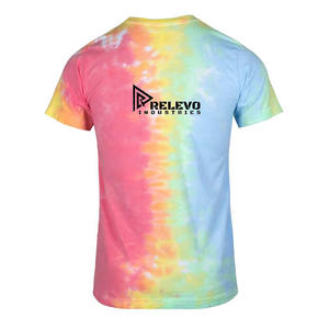 Unisex Acid Wash Tie-Dye T-Shirt | High-Quality Woven Fabric, Streetwear Style, <b>No</b> Brand, <b>No</b> <b>Logo</b> - Product Image 2