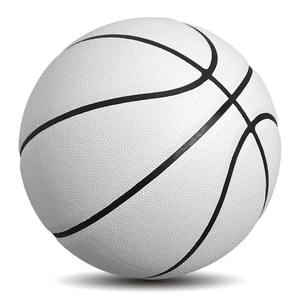 TITAN TREAD WEAR White Basketball Size 6 PU Leather Composite Leather Durable Natural Rubber Bladder TTW-BB-0002 580-620g - Product Image 4