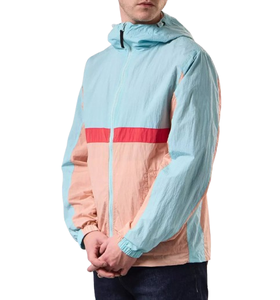 Custom Design Wholesale Nylon Crinkled Windbreaker <b>Jackets</b> For Men Breathable Outdoor 100% Polyester Nylon Hooded Anorak <b>Jacket</b> - Product Image 3