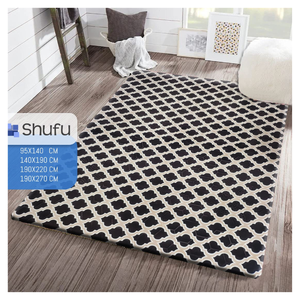 Embossed Shufu Modern <b>Carpet</b> Medium Pile High Density <b>Foam</b> Non-Slip Anti-Allergic Flannel Vacuum Cleaning for Maximum Comfort - Product Image 2