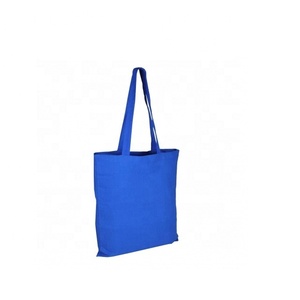 Sacs à main en toile de coton biologique imprimé de logo personnalisé promotionnel pour femmes Sacs fourre-tout blanc crémeux unis pliants à long manche Sacs à bandoulière - Product Image 3