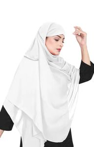 ผ้าคลุมศีรษะ/ผ้าพันคอผู้หญิง ผ้าจอร์เจตต์เทียม น้ำหนักเบา ดีไซน์ทันสมัย คุณภาพสูง เหมาะสำหรับงานปาร์ตี้ เสื้อผ้าสไตล์อินเดีย/ปากีสถาน - Product Image 4