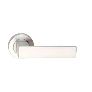 Poignée de porte à levier en laiton de designer, quincaillerie d'entrée au design durable, finition dorée, pour chambre, salle de bain, salon, bureau à domicile - Product Image 5