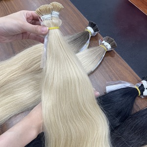 Extensiones de Cabello con Punta I de Queratina, Cabello Natural Real, Sin Sintético, Producto Original Vietnamita al por Mayor, Producto de Belleza para Mujeres - Product Image 3