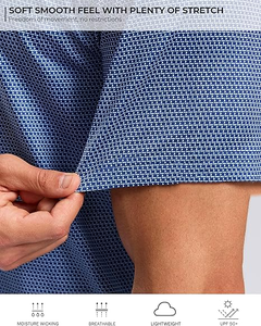 Vêtements décontractés pour hommes 100% coton à manches courtes pour chemises - Logo personnalisé Couleur unie Séchage rapide Respirant Haute qualité Personnalisable - Product Image 4