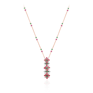 GLEAMORA ENTERPRISE Rose Gold 14K Lab Grown Diamond Pendant Brilliant Cut Diamonds Trendy Women's Everyday Wear Jewelry <b>Charm</b> - Product Image 1