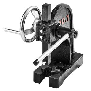 Pressa da banco manuale in ghisa da 1 tonnellata per impieghi gravosi, con altezza massima di 5,9 pollici, con volantino, usata - Product Image 1