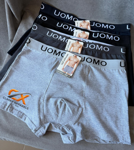 Seamless Cotton <b>Boxer</b> Briefs Men's <b>Custom</b> Private Label Logo Breathable Underwear Factory Price OEM ODM Bulk Manufacturer - Product Image 4