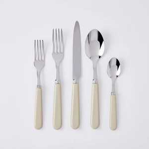 Classic Stainless Steel Flatware <b>Set</b> With Marble Handle Dinner Fork Knife Spoon Chopsticks Mirror Polish Western Style Cutlery - Product Image 5