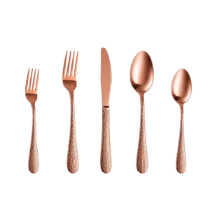 Juego de Cubiertos de Lujo de 24 Piezas con Forma de Piña, Acero Inoxidable Elegante con Acabado Espejo, Dorado y Plateado, Tenedores, Cucharas y Cuchillos - Product Image 4