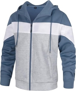 Best-sellers : Sweat à capuche zippé pour homme, coupe classique, en molleton, impression numérique, vêtements d'hiver - Product Image 3