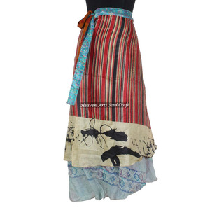 Indian Reversible Latest Designer Magic <b>Wrap</b> <b>Skirt</b> Boho Stylish Multi Color Summer Wear Comfortable Fashion Hippie Style - Product Image 5