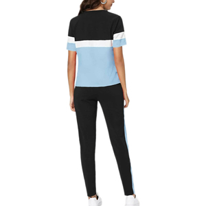 Vêtements de fitness pour femmes, ensemble de yoga personnalisé, short taille haute, soutien-gorge de sport, haut d'entraînement uni, vêtements de sport grande taille. - Product Image 2