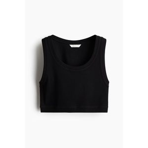 Camiseta sin mangas para mujer, con cuello cuadrado, corta, de color liso, informal, básica, 8 opciones de color - Product Image 2