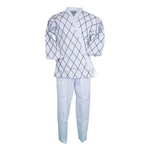 Uniforme de Artes Marciales Ligero 100% Algodón para Hombre, Nuevo Estilo, Alta Calidad, Uniformes de Hapkido, Conjuntos de Uniformes de Judo Personalizados con Logotipo Frontal - Product Image 5