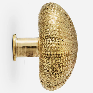 Urchin Cabinet <b>Knob</b> Coastal Style Round <b>Brass</b> <b>Knobs</b> - Product Image 3
