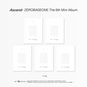 ZEROBASEONE - [ ASCEND- ] มินิอัลบั้มชุดที่ 6 (เวอร์ชั่น 11) อัลบั้มซีดีเคป๊อปขายดีที่สุดในเกาหลีสำหรับทุกวัย - Product Image 3