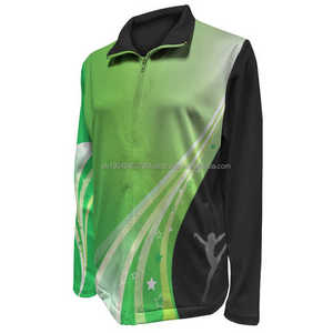 Veste d'équipe de danse de cheerleading unisexe personnalisable en polyester/nylon 2025, qualité supérieure, vêtements de danse d'entraînement pour adultes - Product Image 2