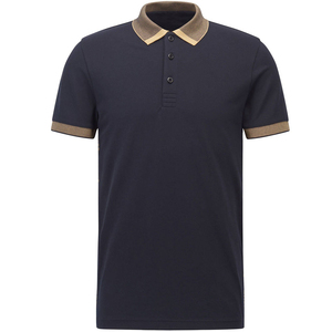 Wholesale Top Quality <b>Men's</b> <b>Green</b> Short Sleeve <b>Polo</b> <b>Shirt</b> Solid Color Pique Knitted Casual Regular Fit Button Design - Product Image 4