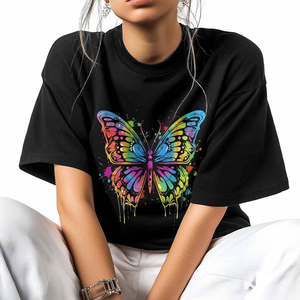 Marcas de etiqueta privada solicitan una camiseta de algodón para mujer con impresión personalizada, hecha en Pakistán, de nuestra empresa de fabricación personalizada. - Product Image 6