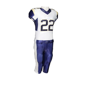 Prix d'usine, uniformes de football américain élégants en sublimation, personnalisation complète, 100% polyester respirant - Product Image 3