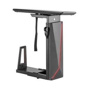CPB-22R Premium Under Desk Adjustable Computer <strong>Tower</strong> CPU <strong>Stand</strong> with RGB Lighting Metal <strong>PC</strong> Computer Case <strong>Stand</strong> Bracket CPU <strong>Tower</strong> - Product Image 2