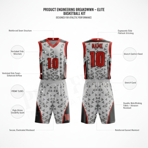 Competition Latest Style Sleeveless Basketball Jersey for Youth OEM ODM Sublimated Athletic Sportswear Manufacturer Shorts Set - Product Image 2