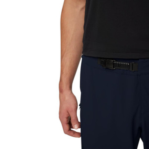 Best Selling Navy Blue Color Quick Dry <b>Stretch</b> Pants High Waist Elastic Closure Side Pockets Casual Wear Trail Pants - Product Image 5