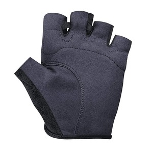 Half Finger Cycling <b>Gloves</b> <b>Black</b> Polyester Breathable Unisex Summer Pull-On - Product Image 6