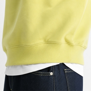 เสื้อสเวตเชิ้ตคอกลมสีพื้นผ้าฝ้ายถักเนื้อหนาสำหรับผู้ชาย สวมใส่สบาย พิมพ์ลายพรีเมียม - Product Image 3