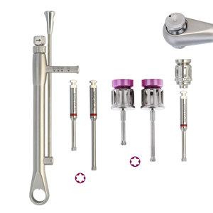 Adaptateur de clé dynamométrique pour implant dentaire T6, tournevis manuel à verrouillage, outil chirurgical en acier inoxydable argenté SURGICAL - Product Image 6