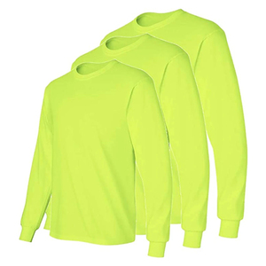 High Visibility Safety Sweatshirts Reflective Long Sleeves Stripes Hi Vis Safety Shirts Workwear Construction Road <b>Work</b> Washable - Product Image 6