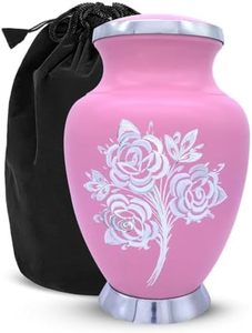 Antique Co White Color Modern Design <b>Large</b> Metal Cremation <b>Urn</b> 3.5 L Capacity Handmade Washable Printing Business <b>Urns</b> - Product Image 6