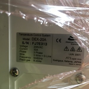 เครื่องทำความเย็น DEX-20A วิทยาศาสตร์เชิงความร้อนขั้นสูงอุปกรณ์เซมิคอนดักเตอร์และชิ้นส่วนที่เป็นมรดกระดับโลกที่152655เชื่อถือที่ - Product Image 1