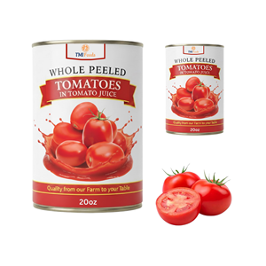 Best Selling Export Quality Big Sale Made In Vietnam Tasty Peeled Tomatoes in Tomato Juice Packed in 30oz Can - Product Image 1
