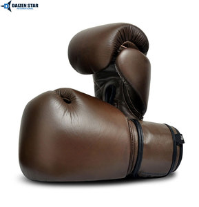 ถุงมือชกมวยหนัง PU ทนทาน สำหรับฝึกซ้อม MMA มวยไทย รับทำโลโก้ตามสั่ง - Product Image 2