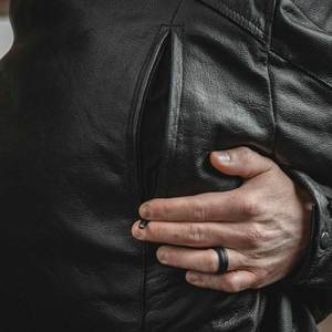 Veste coupe-vent en jean de haute qualité pour homme, personnalisée, tendance, avec embossage en cuir, chaude pour l'hiver - Product Image 6