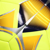 Ballon de football professionnel de haute qualité, taille 5, en cuir synthétique PU premium, coque brillante, cousu à la main, 32 panneaux