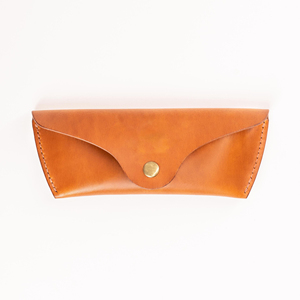 Étui de protection pour lunettes en cuir véritable, pochette luxueuse en cuir de vachette souple, fine, faite à la main, vintage, pour lunettes de lecture, LGC-0087 - Product Image 1