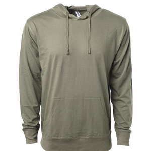 Wholesale Bulk Tri Blend Hood Shirt Custom Logo Lightweight Hoodie Blank Unisex Fleece <b>Pullover</b> Factory Price Online Hoods - Product Image 5