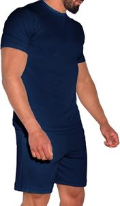 Ensemble d'été moderne et élégant pour homme, deux pièces, conçu pour le confort, la respirabilité et un usage quotidien, ensemble d'été pour homme - Product Image 4