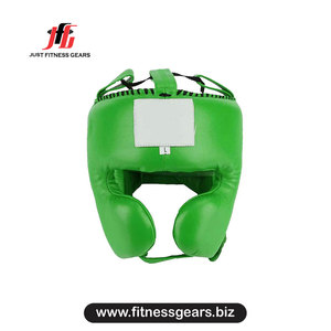 Just Fitness Gears White PU Boxing <b>Head</b> Guard Breathable for Adults Martial Arts <b>Training</b> - Product Image 3