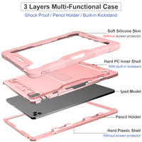 Étui de protection robuste et durable pour tablette iPad Pro 12,9 pouces (3e, 4e, 5e, 6e génération) – Vente en gros